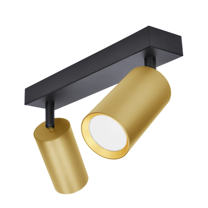 Brilagi - Strahler SELE GOLDEN 2xGU10/30W/230V schwarz/golden