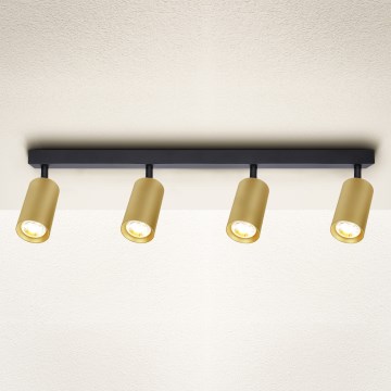 Brilagi - Strahler SELE GOLDEN 4xGU10/30W/230V schwarz/golden
