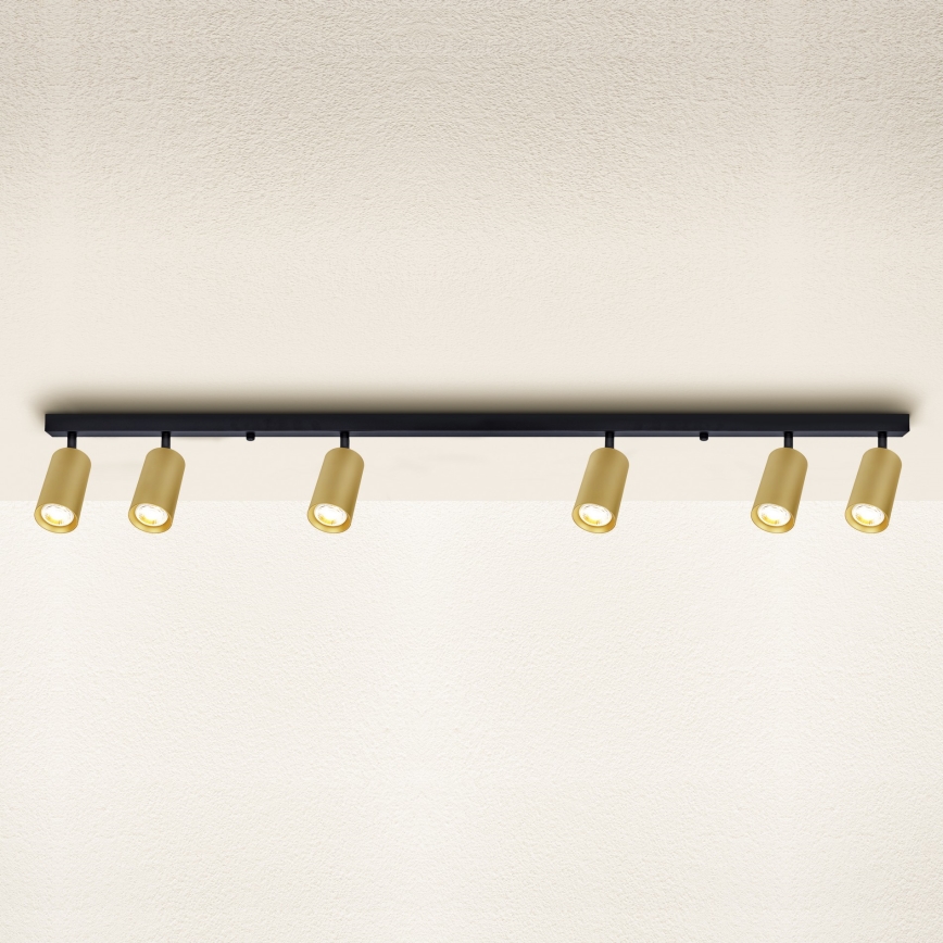 Brilagi - Strahler SELE GOLDEN 6xGU10/30W/230V schwarz/golden