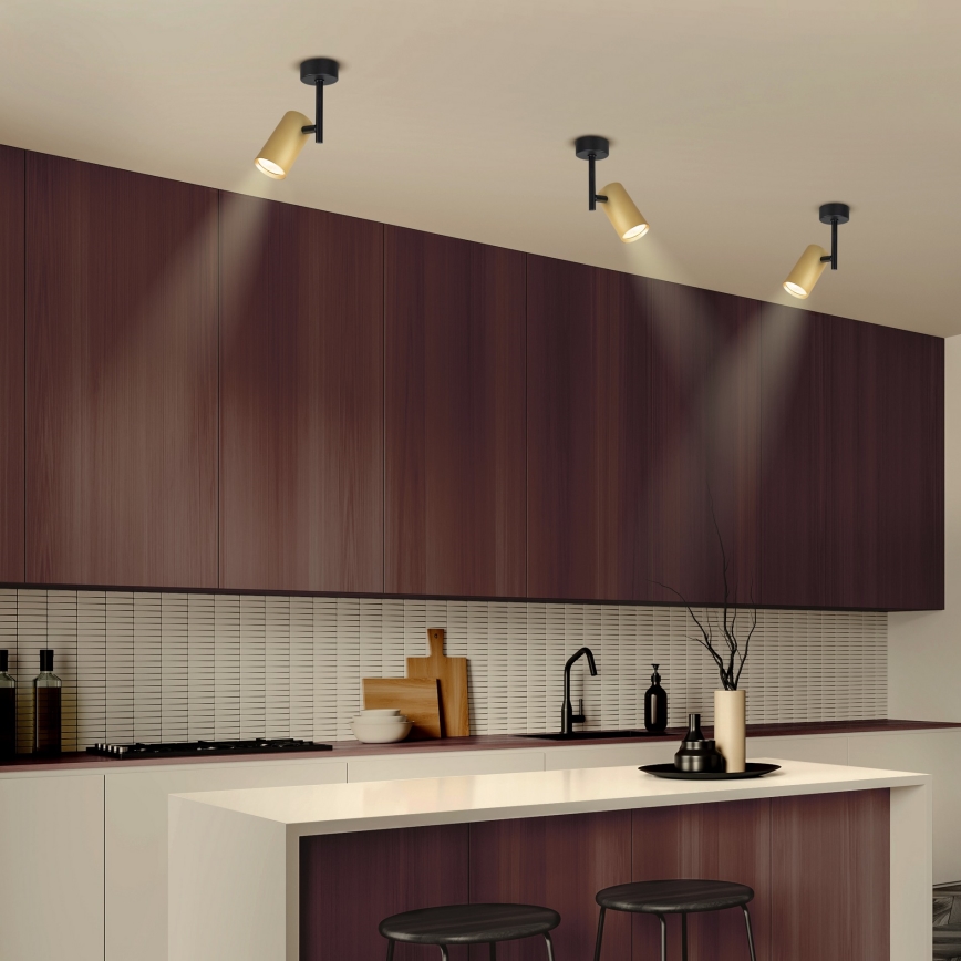 Brilagi - Strahler SELE VERTICAL 1xGU10/30W/230V schwarz/golden