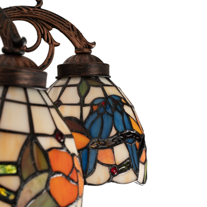 Brilagi - Tiffany-Buntglas-Aufbauleuchte JUNGLE 6xE27/60W/230V Ø 60 cm