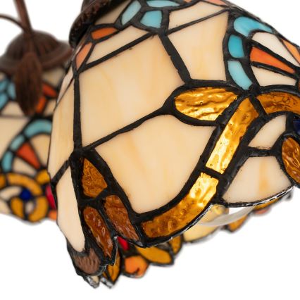 Brilagi - Tiffany-Buntglas-Aufbauleuchte MIRABELLA 8xE27/60W/230V Ø 68 cm