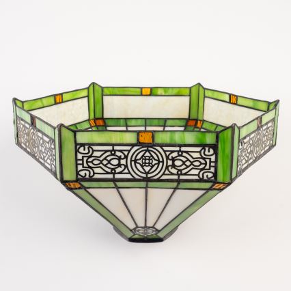 BRILAGI - Tiffany Buntglas-Deckenleuchte EMERALD 2xE27/60W/230V Ø 40 cm