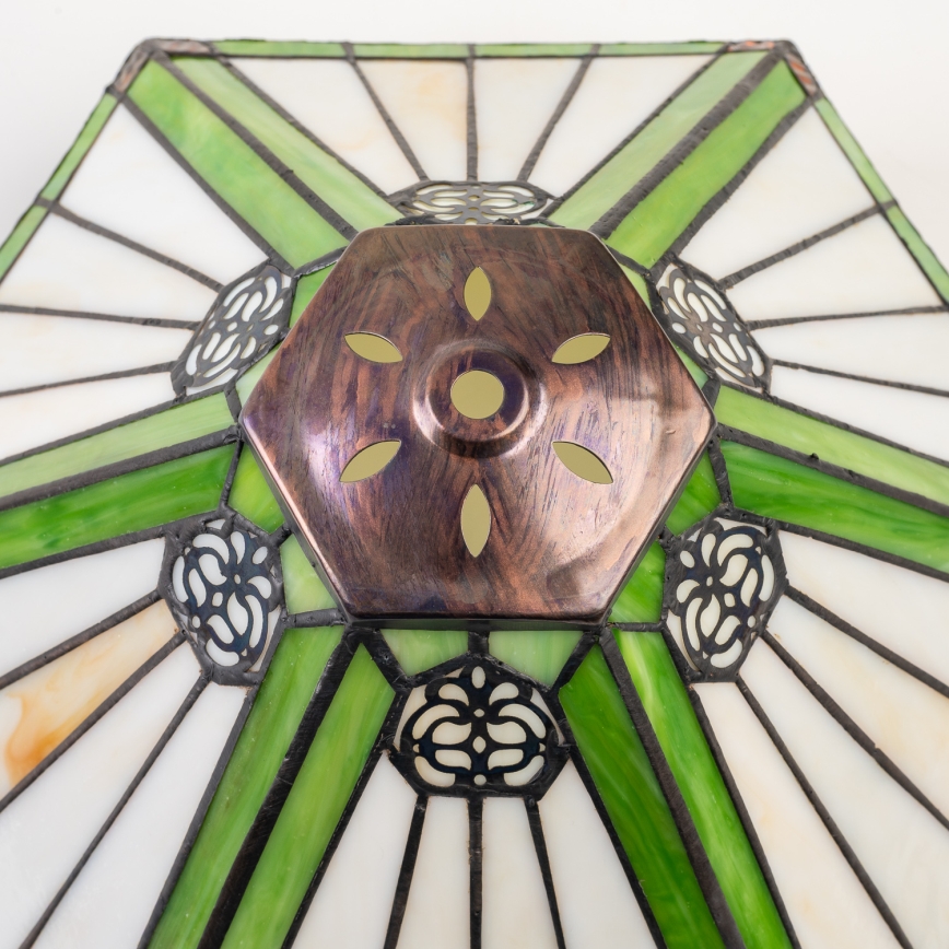 BRILAGI - Tiffany Buntglas-Deckenleuchte EMERALD 2xE27/60W/230V Ø 40 cm