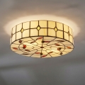 BRILAGI - Tiffany Buntglas-Deckenleuchte FOLIA 2xE27/60W/230V Ø 40 cm