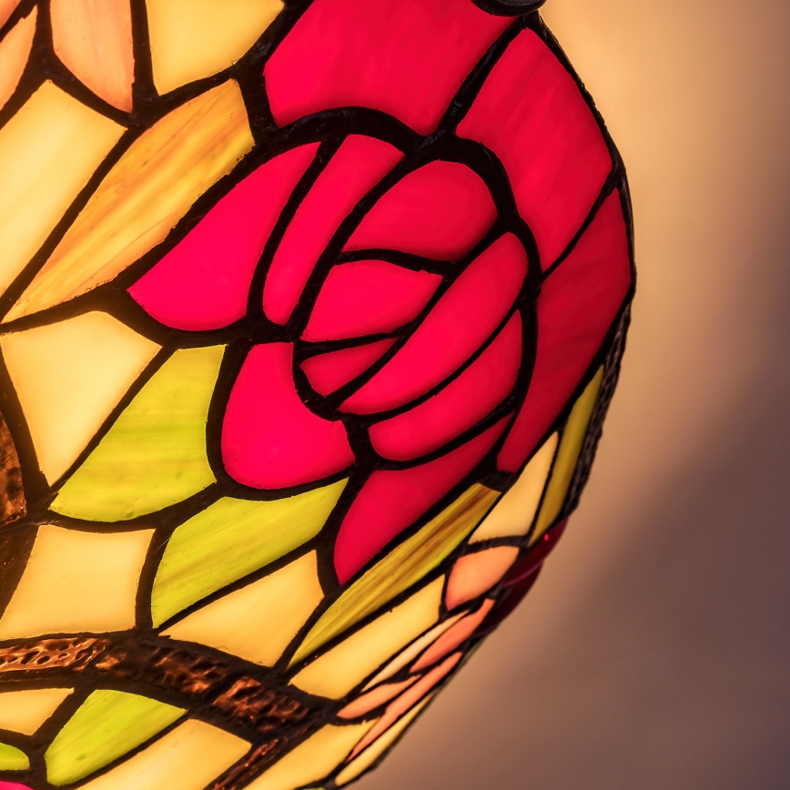 Brilagi - Tiffany-Buntglas-Deckenleuchte GARLAN 2xE27/60W/230V