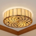 BRILAGI - Tiffany Buntglas-Deckenleuchte IVORY 2xE27/60W/230V Ø 40 cm