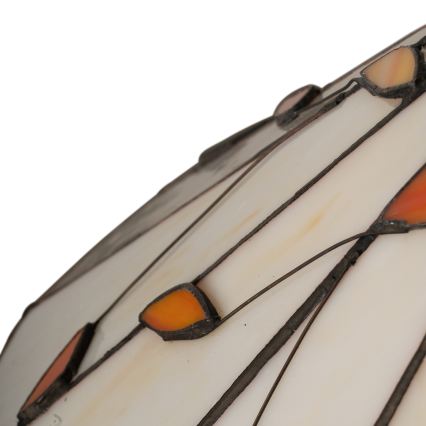 Brilagi - Tiffany-Buntglas-Hängeleuchte an Kette FOLIA 1xE27/60W/230V Ø 40 cm