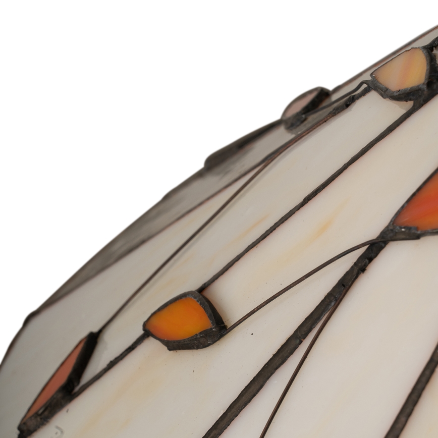 Brilagi - Tiffany-Buntglas-Hängeleuchte an Kette FOLIA 1xE27/60W/230V Ø 40 cm