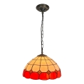 Brilagi - Tiffany-Buntglas-Kronleuchter an Kette SIENNA 1xE27/60W/230V Ø 40 cm