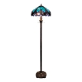 BRILAGI - Tiffany Buntglas-Stehlampe CORAL 2xE27/60W/230V