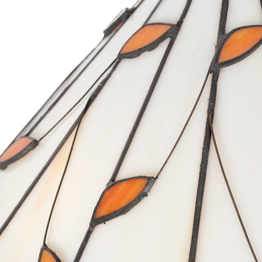 Brilagi - Tiffany-Buntglas-Stehlampe FOLIA 2xE27/60W/230V