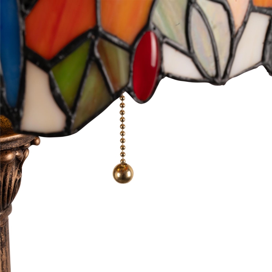 Brilagi - Tiffany-Buntglas-Stehlampe JUNGLE 2xE27/60W/230V