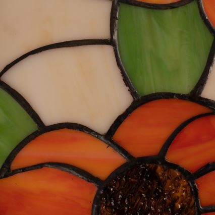 Brilagi - Tiffany Buntglas-Stehlampe SUNFLOWER 2xE27/60W/230V