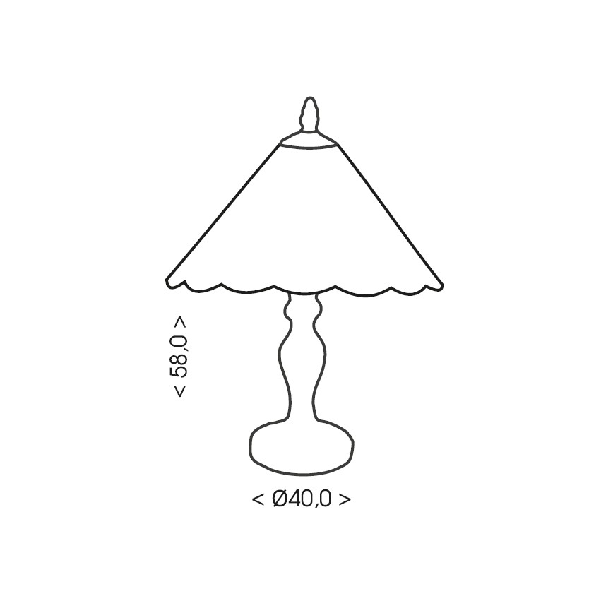 Brilagi - Tiffany-Buntglas-Tischlampe FOLIA 2xE27/60W/230V