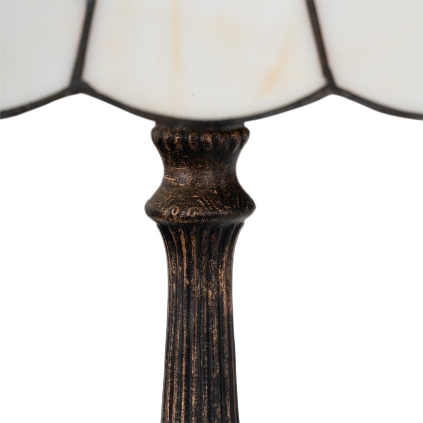Brilagi - Tiffany-Buntglas-Tischlampe FOLIA 2xE27/60W/230V