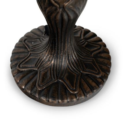 Brilagi - Tiffany-Buntglas-Tischlampe JUNGLE 1xE27/60W/230V