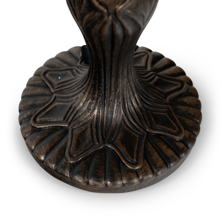 Brilagi - Tiffany-Buntglas-Tischlampe JUNGLE 1xE27/60W/230V