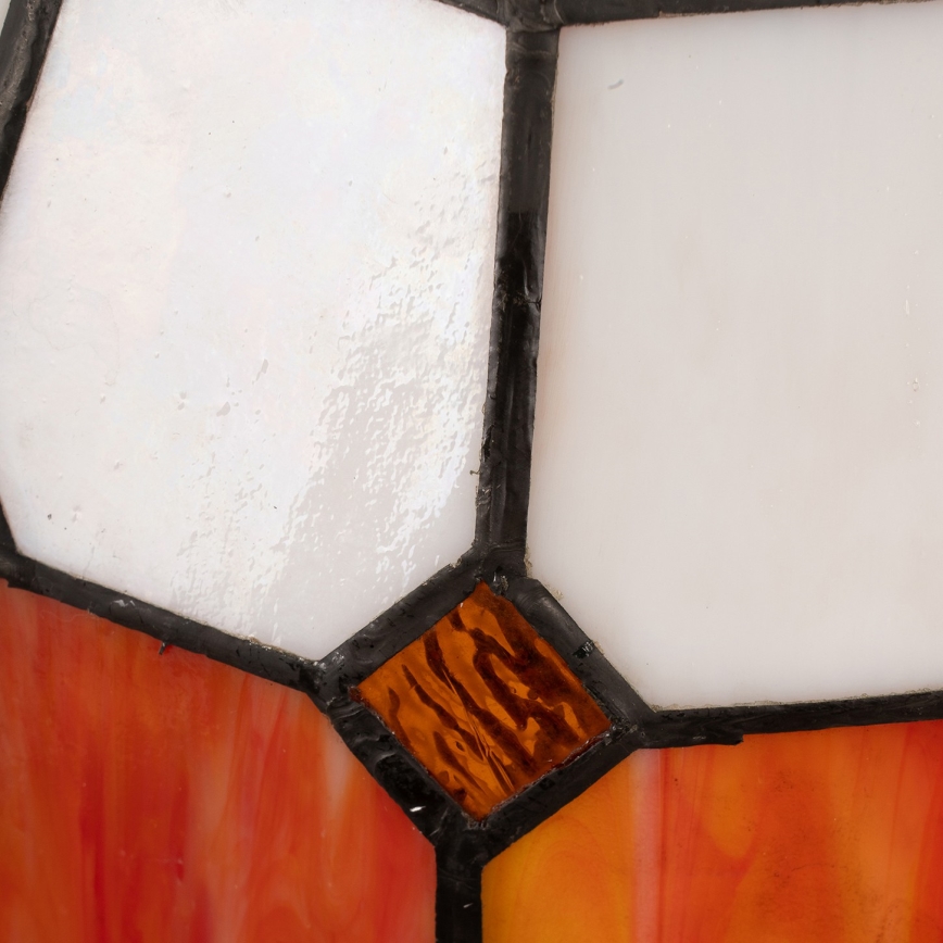 Brilagi - Tiffany-Buntglas-Tischlampe SIENNA 1xE27/60W/230V
