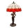 Brilagi - Tiffany-Buntglas-Tischlampe SIENNA 1xE27/60W/230V