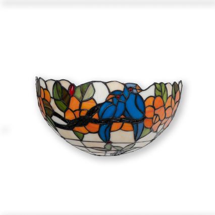 Brilagi - Tiffany-Buntglas-Wandleuchte JUNGLE 1xE14/40W/230V