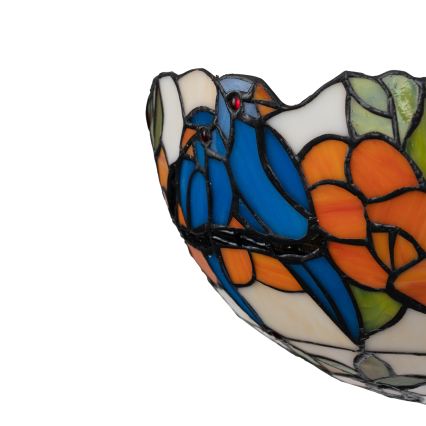Brilagi - Tiffany-Buntglas-Wandleuchte JUNGLE 1xE14/40W/230V