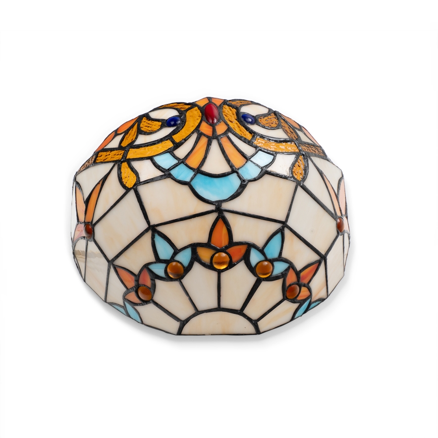 Brilagi - Tiffany-Buntglas-Wandleuchte MIRABELLA 1xE14/40W/230V