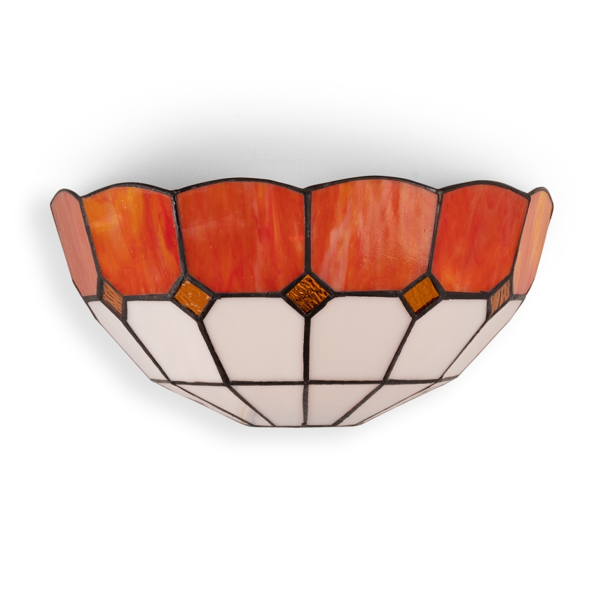 Brilagi - Tiffany-Buntglas-Wandleuchte SIENNA 1xE14/40W/230V