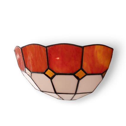 Brilagi - Tiffany-Buntglas-Wandleuchte SIENNA 1xE14/40W/230V
