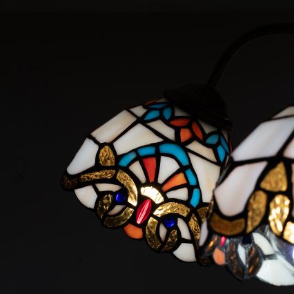 Brilagi - Tiffany-Deckenleuchte (aufgesetzt) MIRABELLA, 5×E27, max. 60 W, 230 V, Ø 60 cm