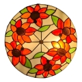 Brilagi - Tiffany-Glas-Deckenleuchte SUNFLOWER 3xE27/60W/230V Ø 40 cm