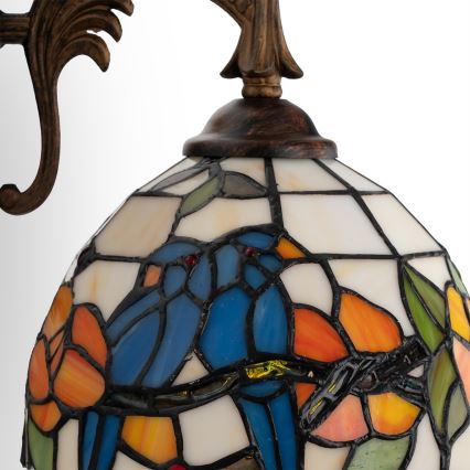 Brilagi - Tiffany-Glas-Wandleuchte JUNGLE 1xE14/40W/230V