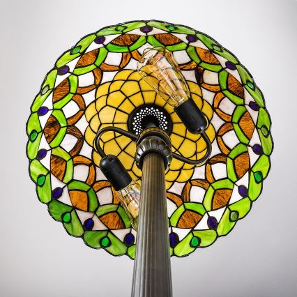Brilagi - Tiffany-Stehleuchte MARGARET 2xE27/60W/230V