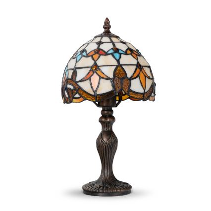 Brilagi - Tiffany-Tischlampe aus Buntglas MIRABELLA 1xE27/60W/230V