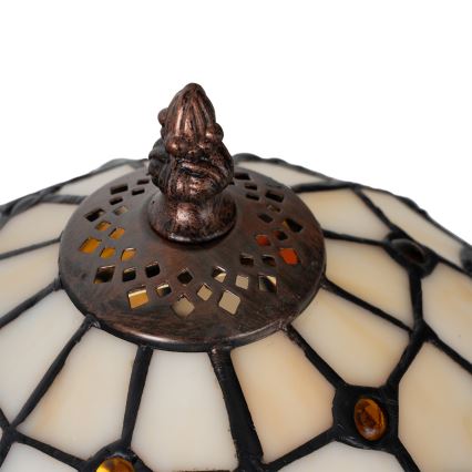 Brilagi - Tiffany-Tischlampe aus Buntglas MIRABELLA 1xE27/60W/230V