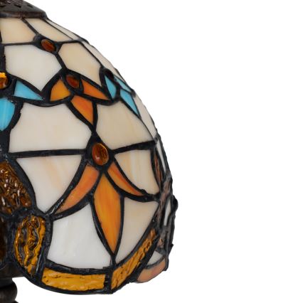 Brilagi - Tiffany-Tischlampe aus Buntglas MIRABELLA 1xE27/60W/230V