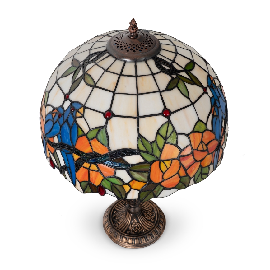 Brilagi - Tiffany-Tischlampe JUNGLE 2xE27/60W/230V