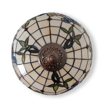 Brilagi - Tiffany-Tischlampe JUNGLE 2xE27/60W/230V