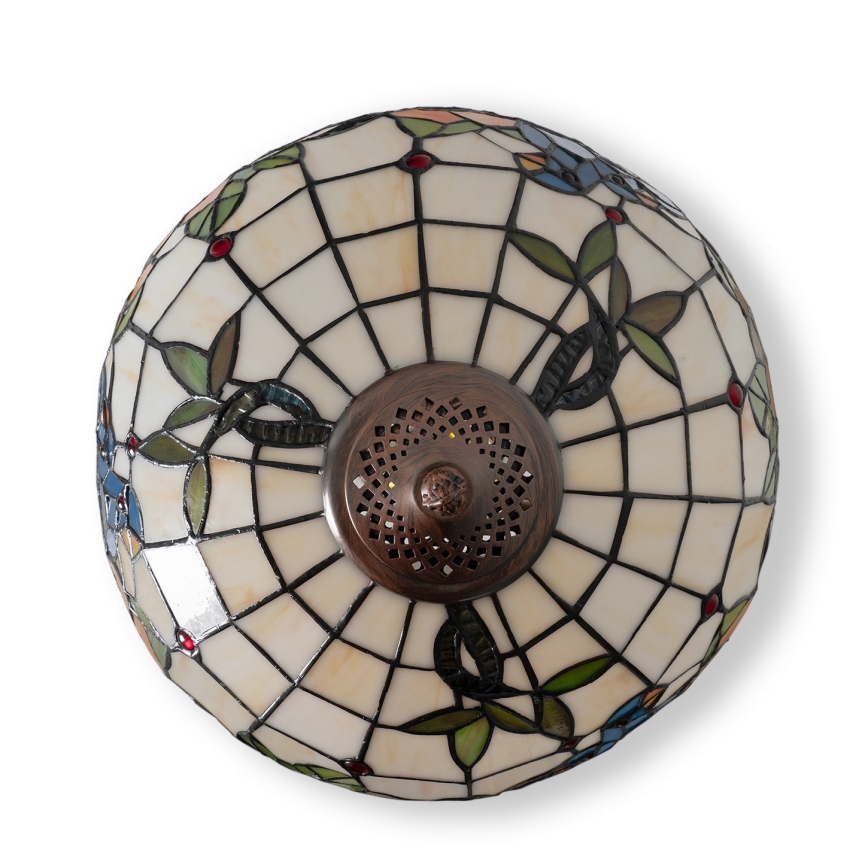 Brilagi - Tiffany-Tischlampe JUNGLE 2xE27/60W/230V