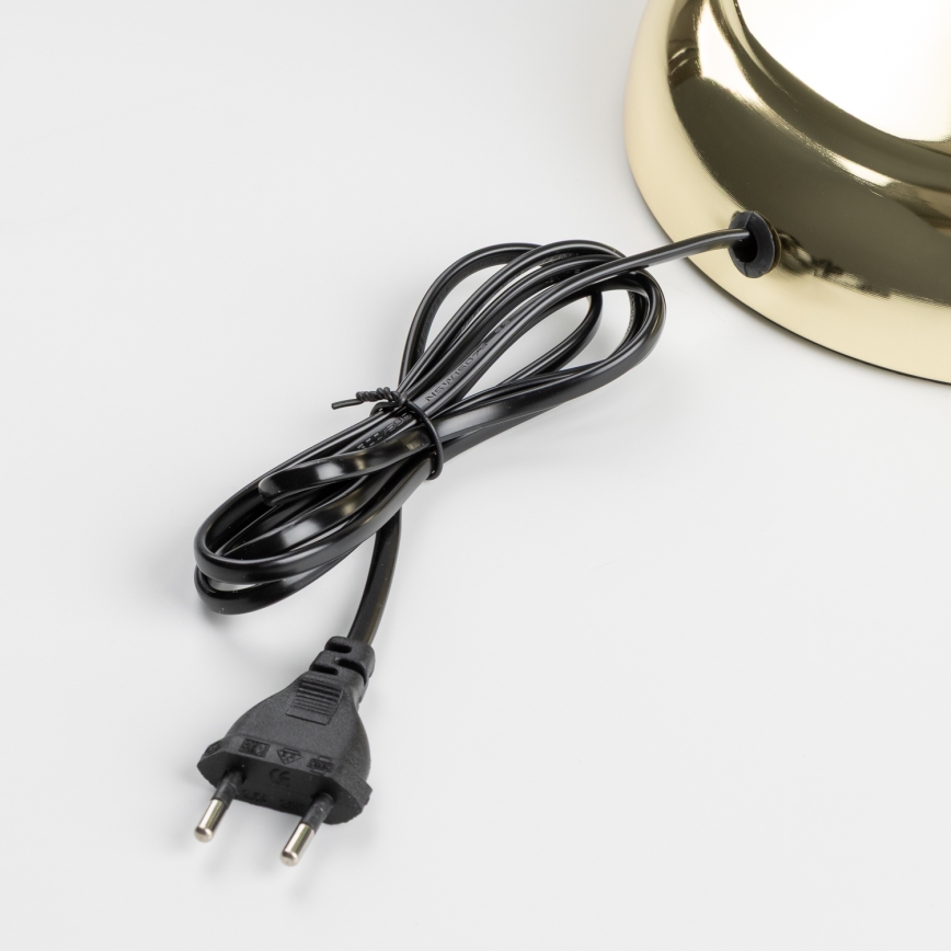 Brilagi - Tischlampe BANK OFFICE 1xE27/60W/230V goldfarben/grün