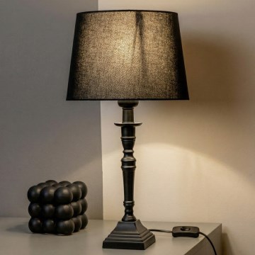 Brilagi - Tischlampe CERIA 1xE27/60W/230V Ø 30 cm braun/schwarz