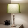 BRILAGI - Tischlampe CERIA 1xE27/60W/230V Ø 30 cm silber/grün