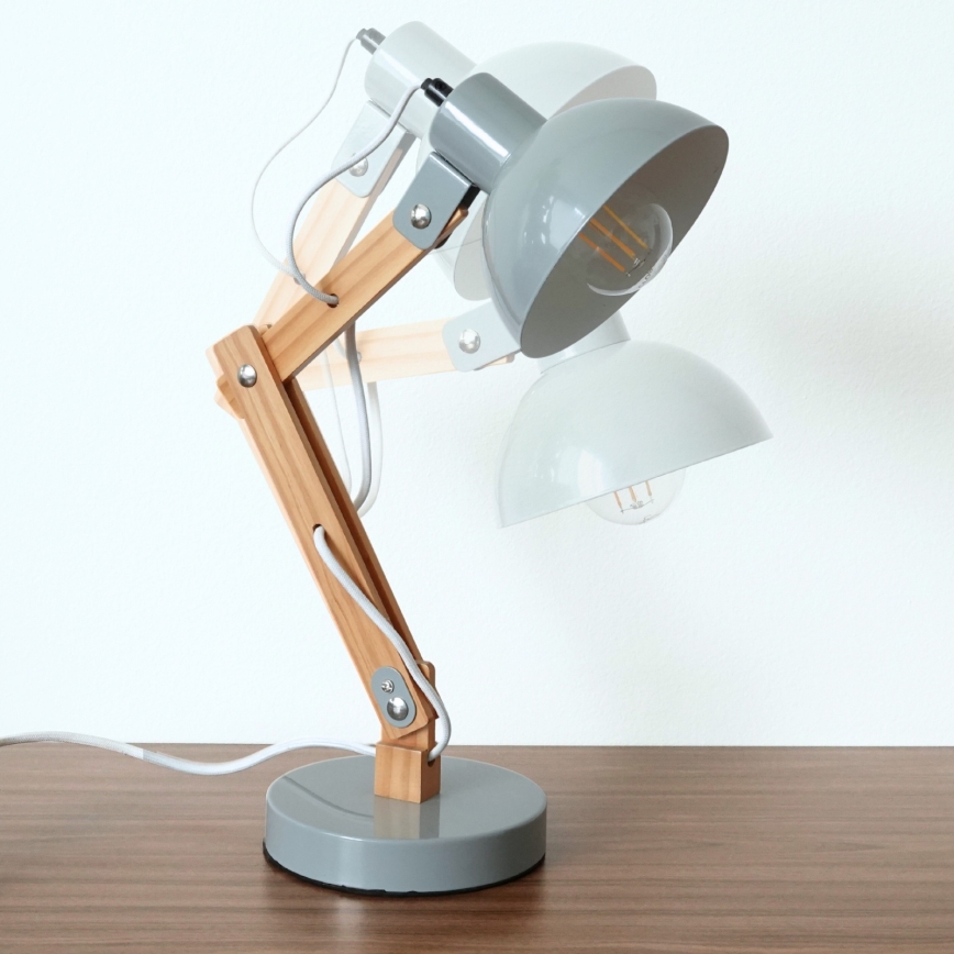 Brilagi - Tischlampe FOCUS 1xE27/40W/230V grau