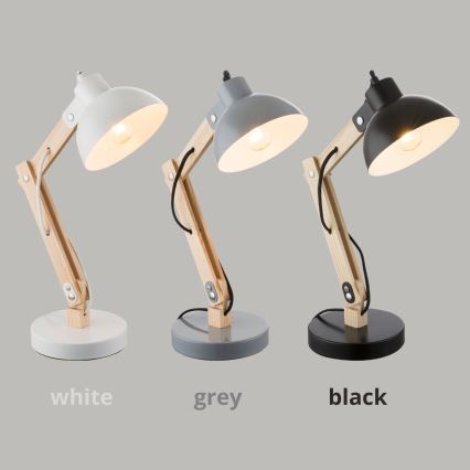 Brilagi - Tischlampe FOCUS 1xE27/40W/230V grau