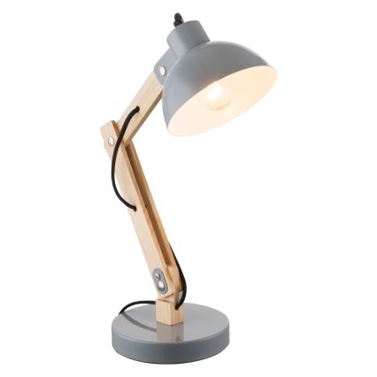 Brilagi - Tischlampe FOCUS 1xE27/40W/230V grau