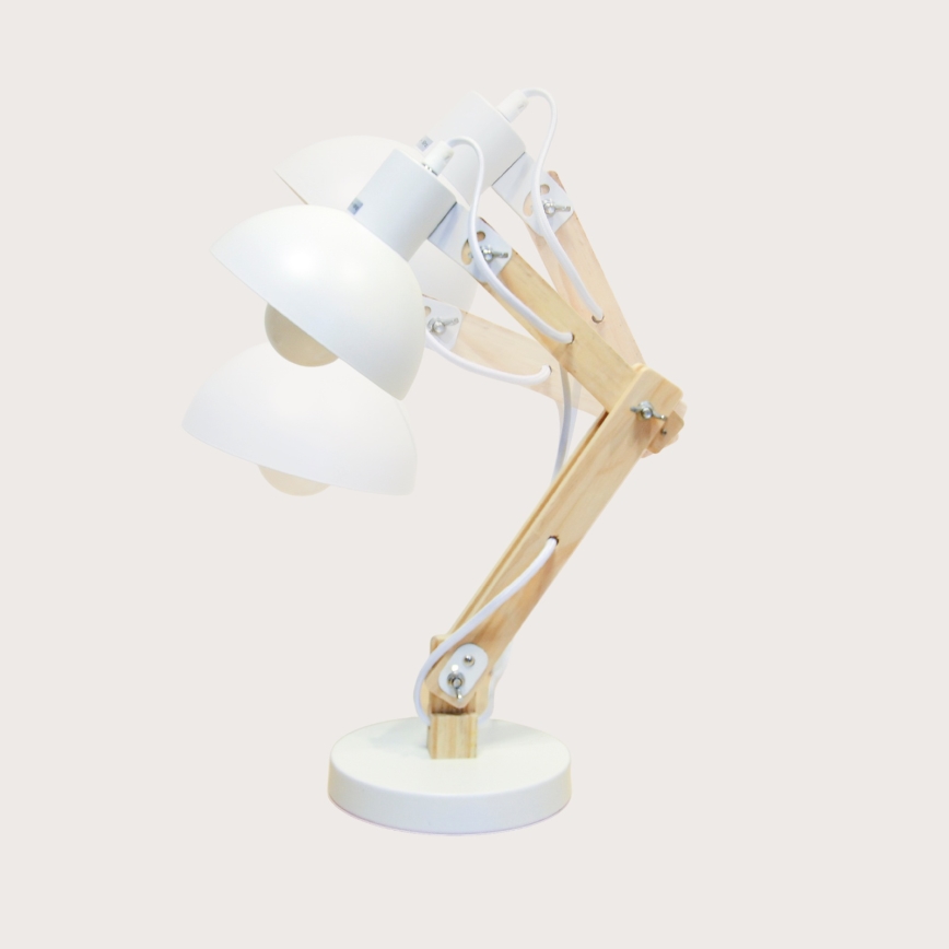 Brilagi - Tischlampe FOCUS 1xE27/40W/230V weiß