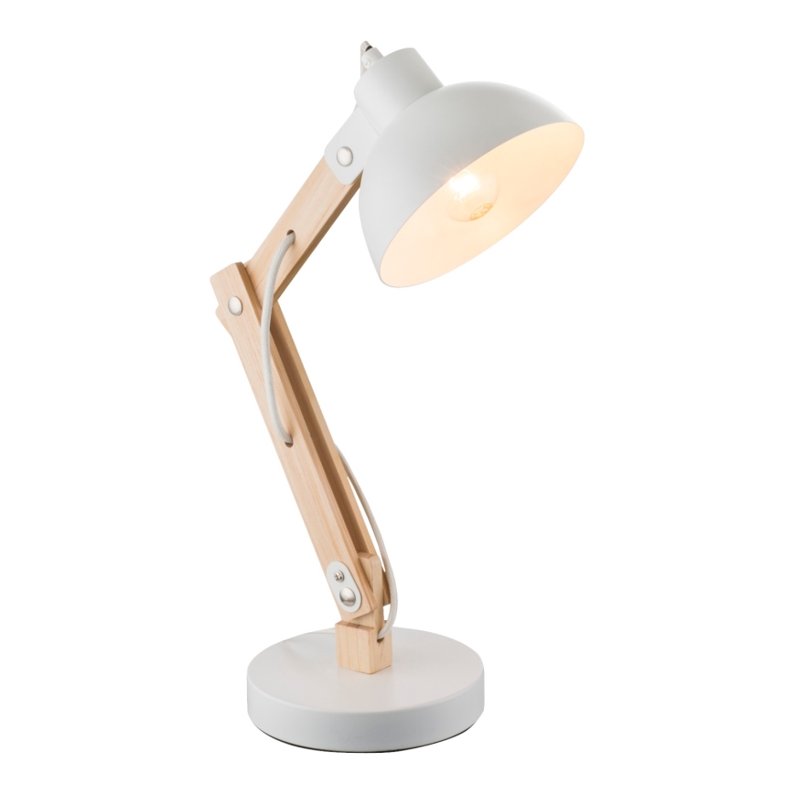 Brilagi - Tischlampe FOCUS 1xE27/40W/230V weiß