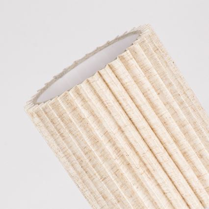 Brilagi - Tischlampe NORDIC WAVE 1xE27/15W/230V Leinen/weiß