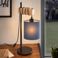 BRILAGI - Tischlampe NUBILA 1xE27/40W/230V braun/schwarz/dunkelblau