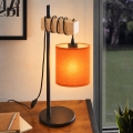BRILAGI - Tischlampe NUBILA 1xE27/40W/230V braun/schwarz/orange